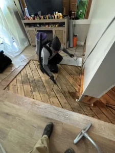 Mold Removal Specialist removing mold in Charlotte, NC home